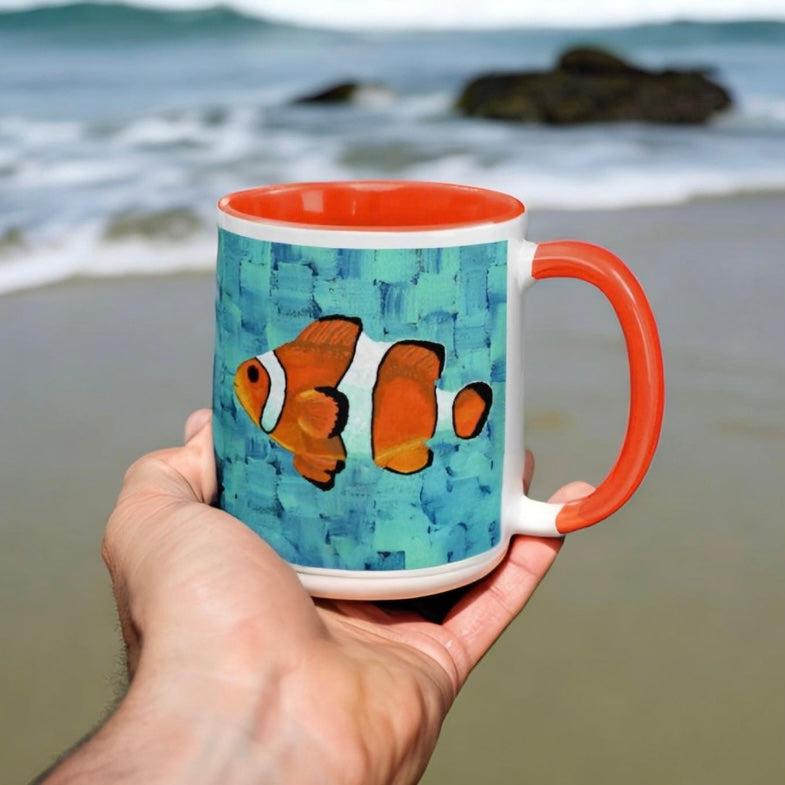 Clownfish Mug - Dorrin Gingerich Art