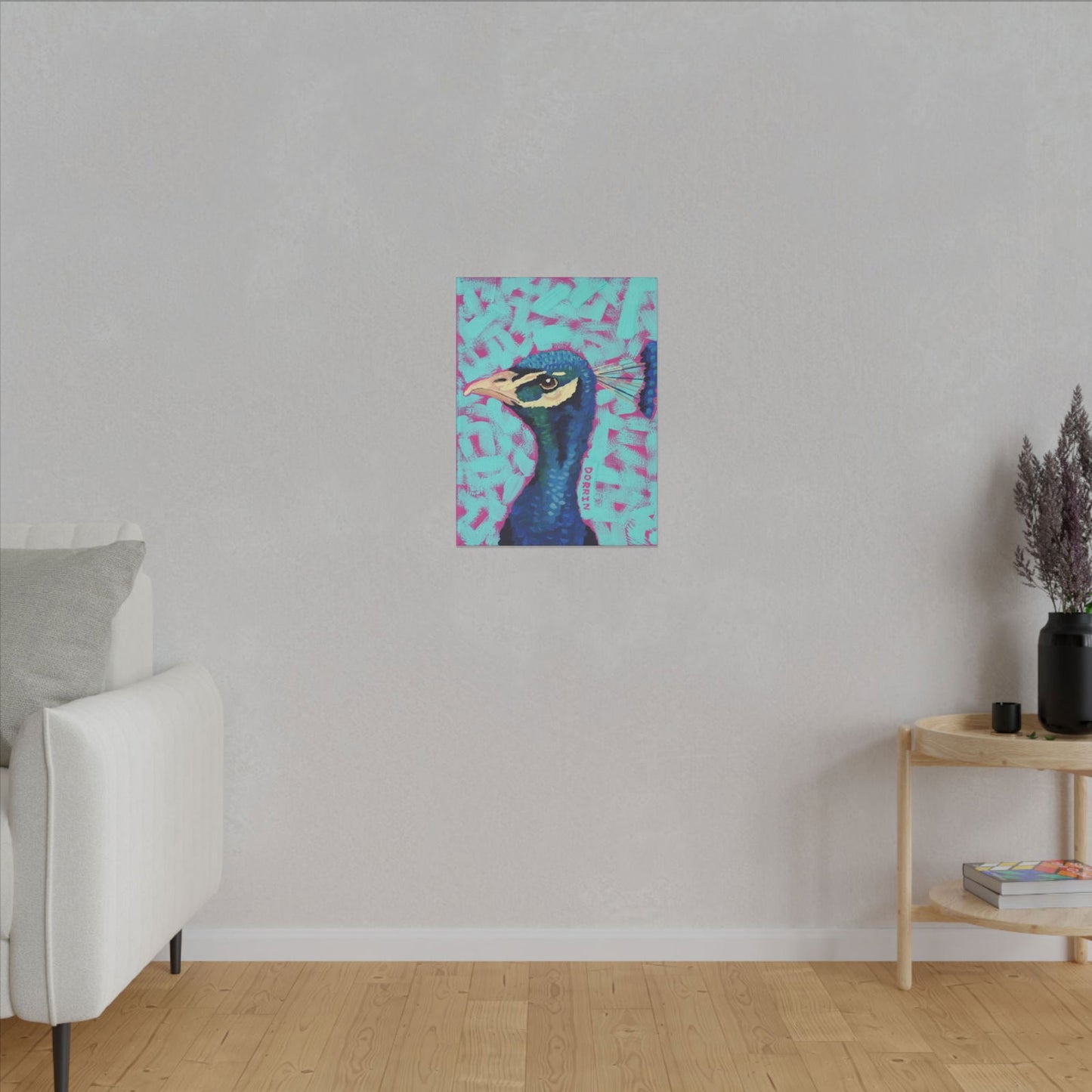 Peacock | Canvas Art Print - 