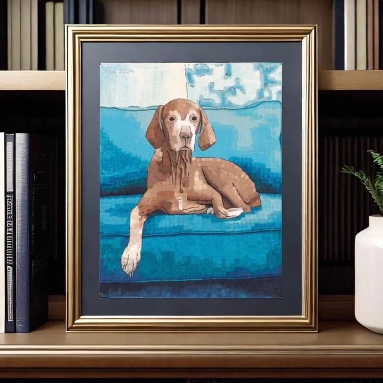 Vizsla Dog Print Dorrin Gingerich Art