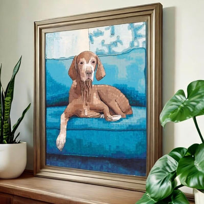 Vizsla Dog Print Dorrin Gingerich Art