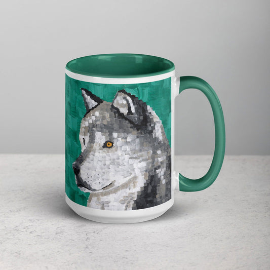 Wolf Mug - Dorrin Gingerich Art