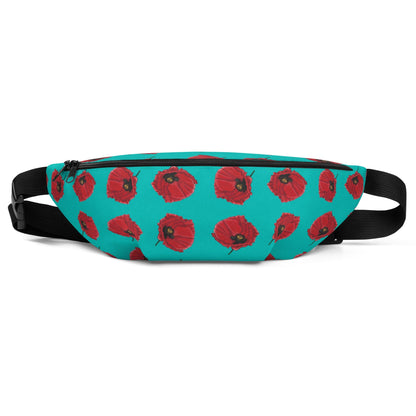 Poppy 2 Fanny Pack Dorrin Gingerich Art