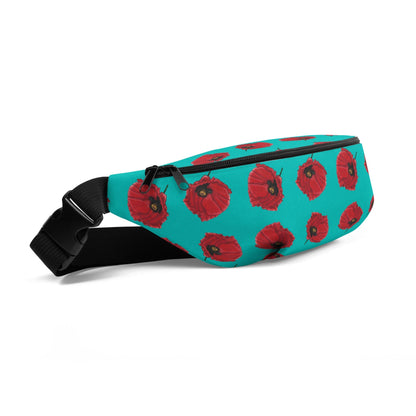 Poppy 2 Fanny Pack Dorrin Gingerich Art